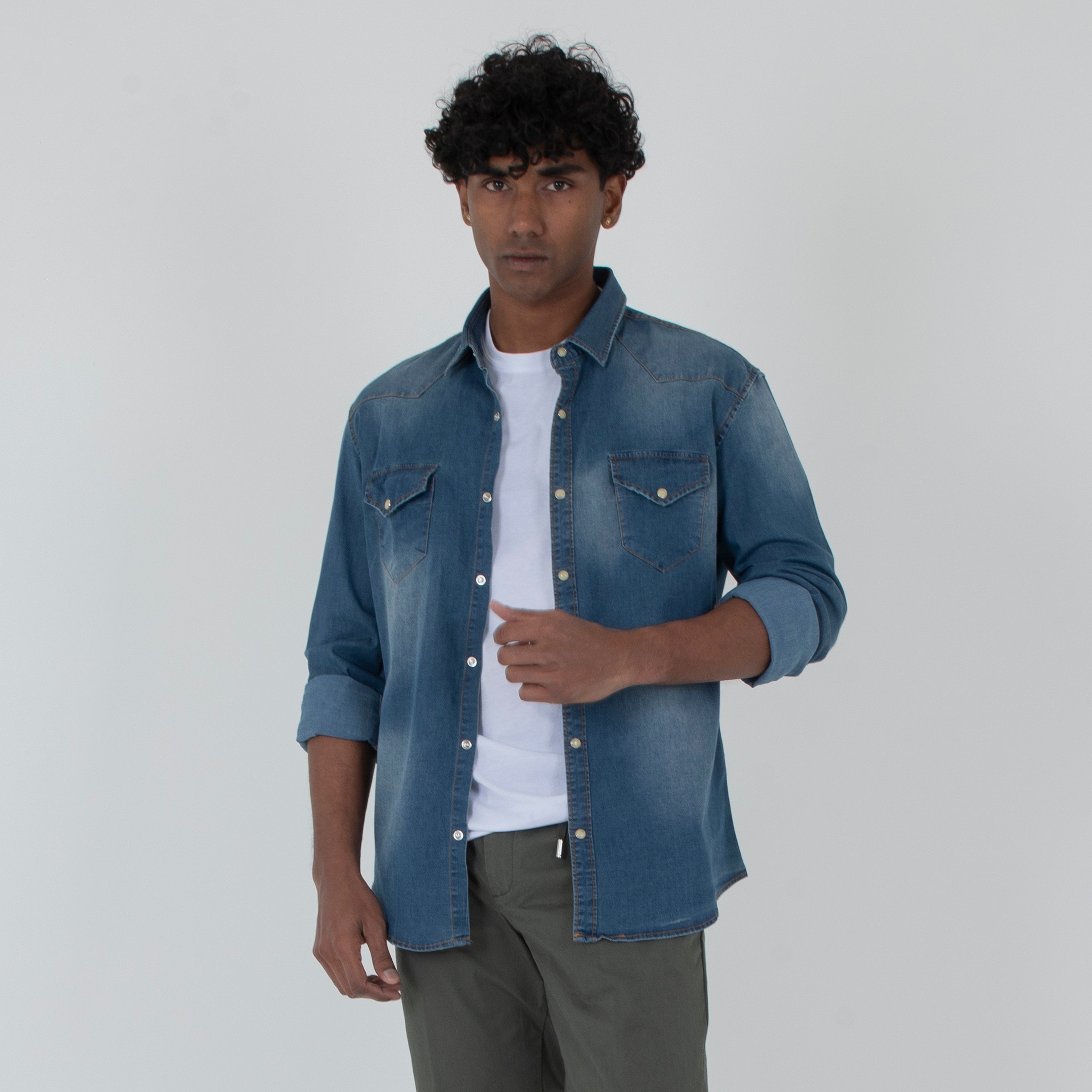 CAMICIA  DENIM - 11319