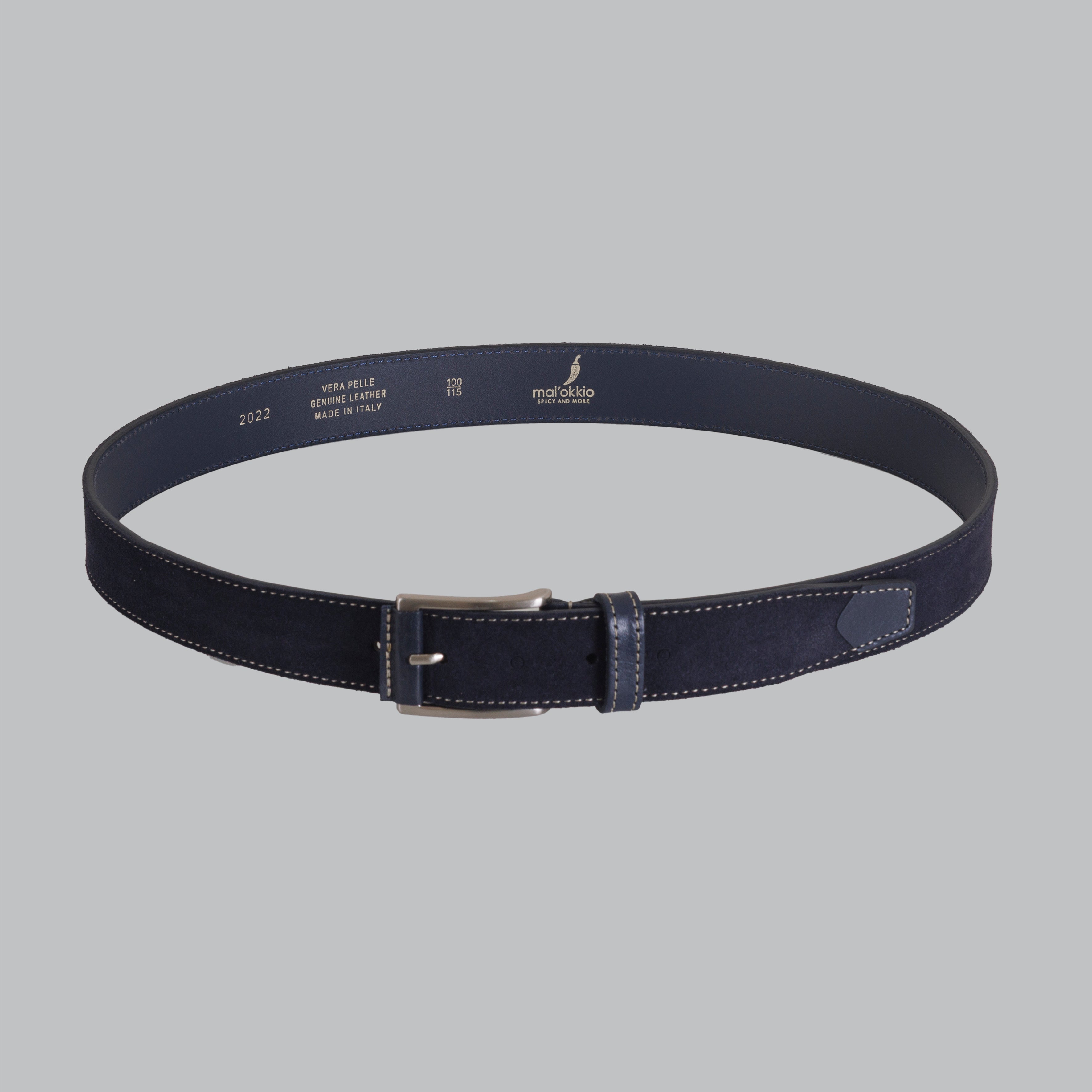 CINTURA IN PELLE E NABUK-11584