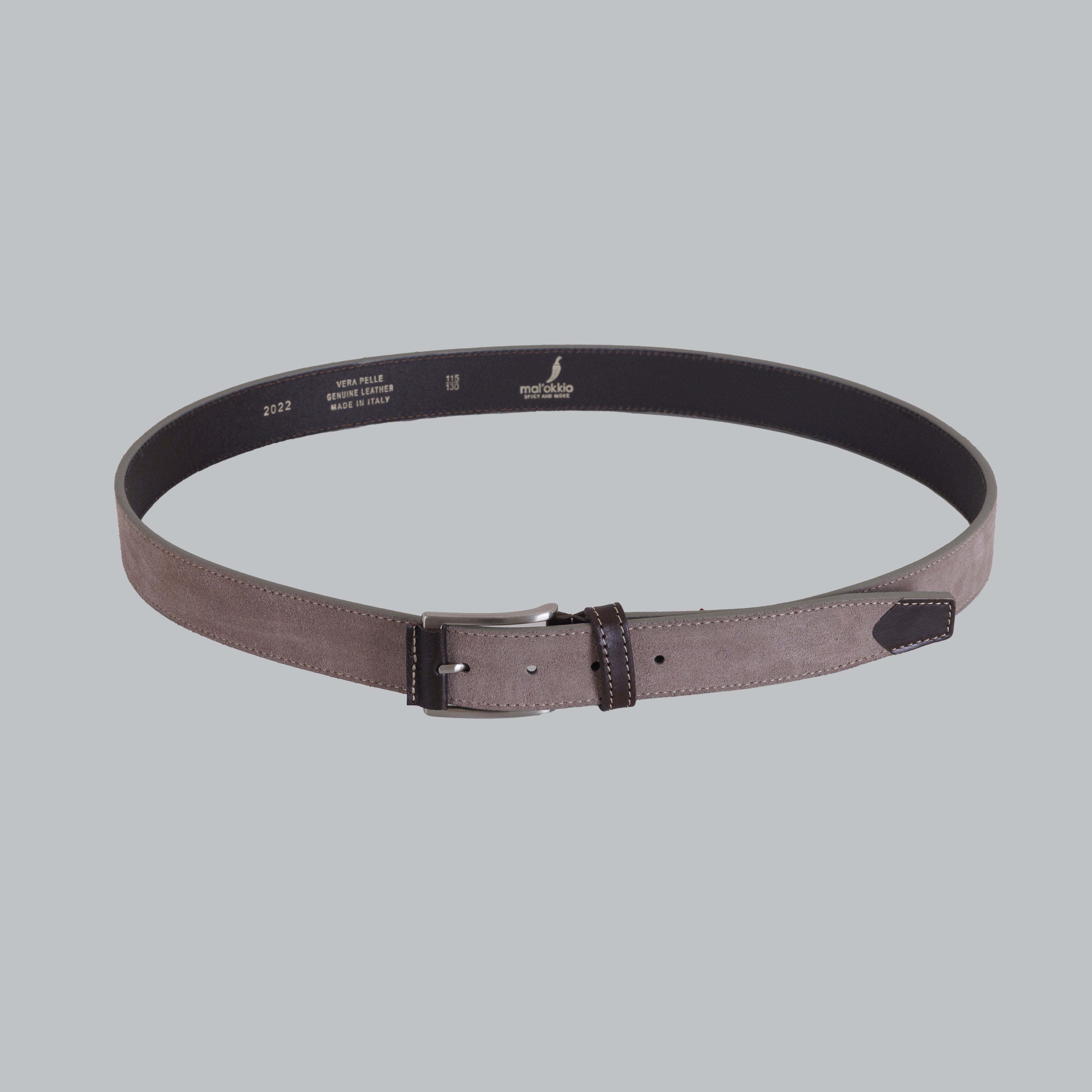 CINTURA IN PELLE E NABUK-11584
