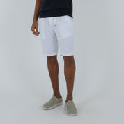 BERMUDA 100% LINO-11512|Colore:Bianco