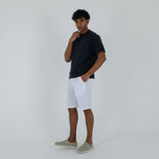 BERMUDA 100% LINO-11512|Colore:Bianco