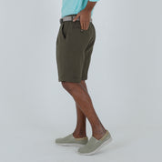 BERMUDA 100% LINO-11512|Colore:Verde