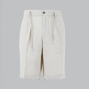 BERMUDA 100% LINO-11512|Colore:Beige