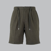 BERMUDA 100% LINO-11512|Colore:Verde