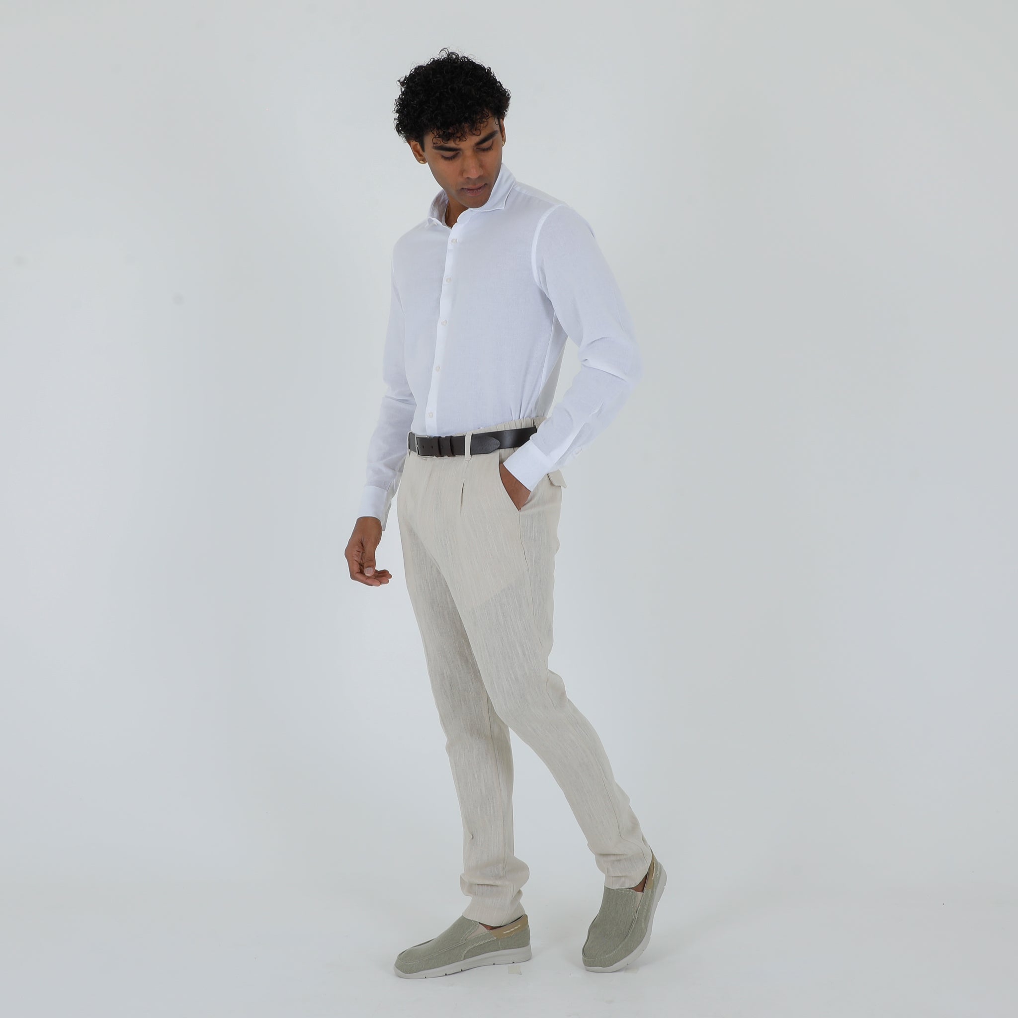 CAMICIA MIS LINO-11549|Colore:Bianco