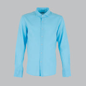 CAMICIA MIS LINO-11549|Colore:Turchese