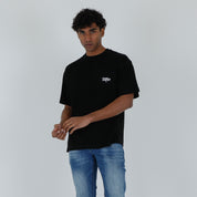 T-SHIRT POCKET RICAMO-11389|Colore:Nero