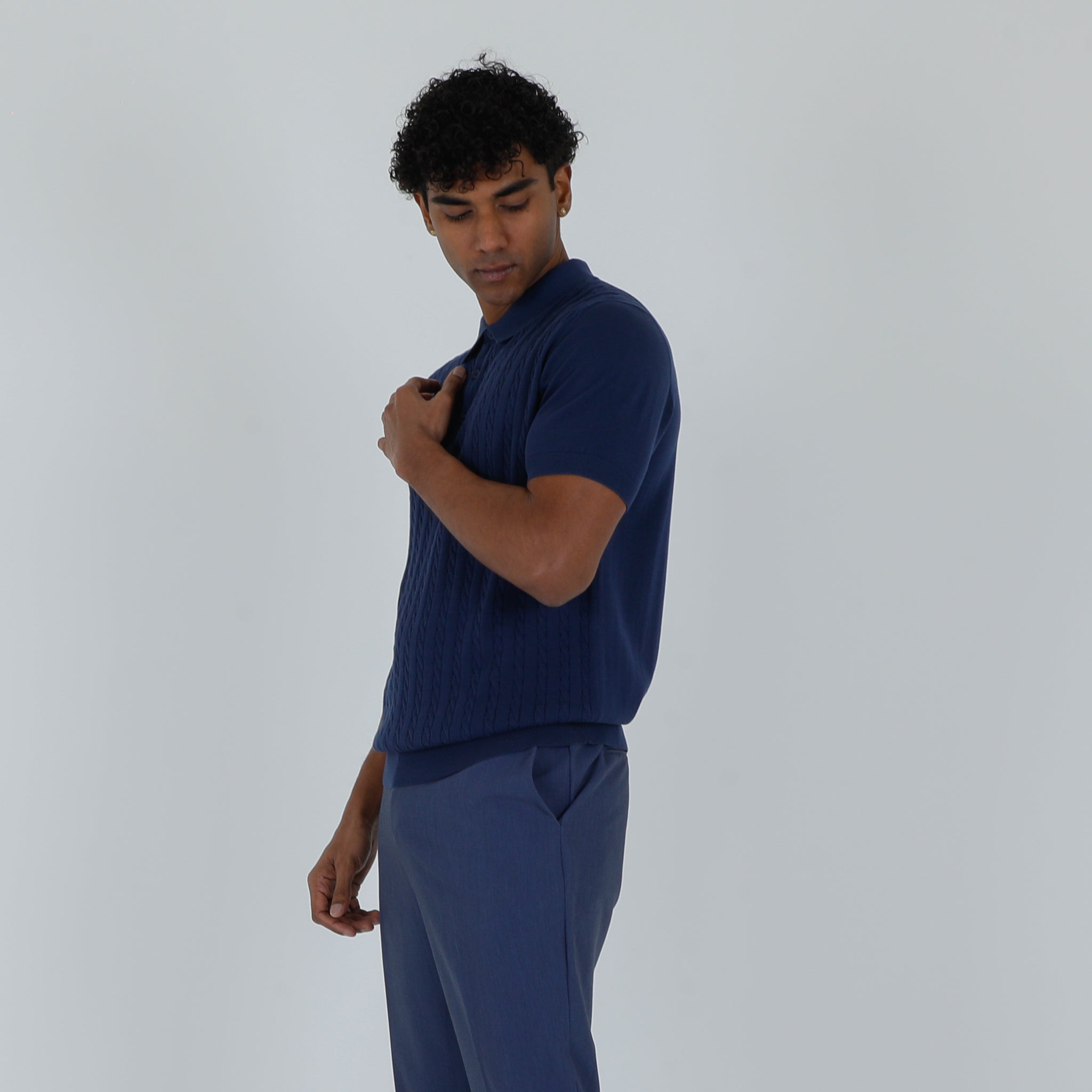 POLO TRECCINA CREPE COTONE-11534