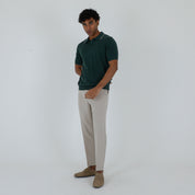 POLO DERBY CREPE COTONE-11535|Colore:Verde