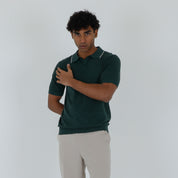 POLO DERBY CREPE COTONE-11535|Colore:Verde