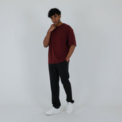 T-SHIRT RELAXED FIT-11595|Colore:Vinaccia