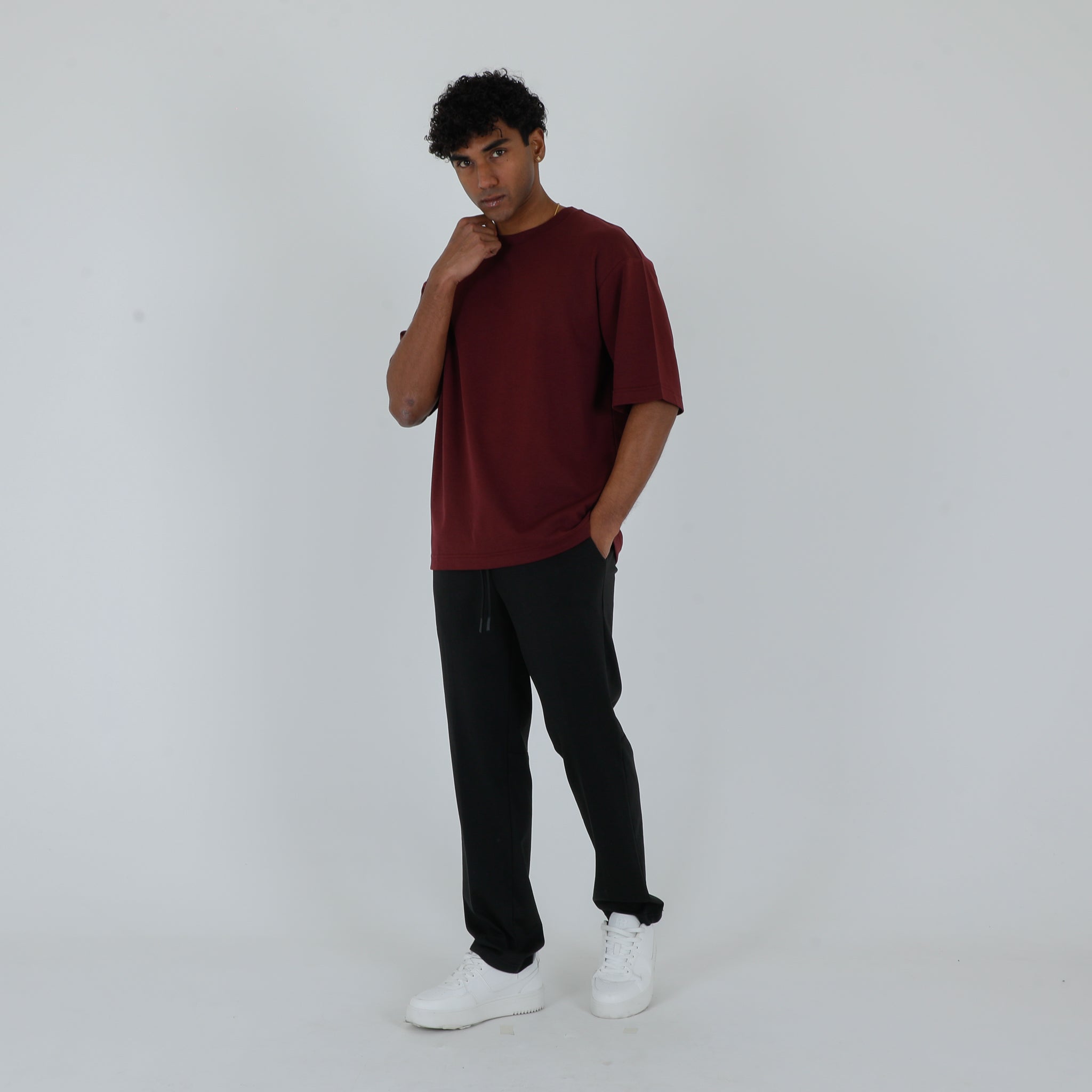 T-SHIRT RELAXED FIT-11595|Colore:Vinaccia