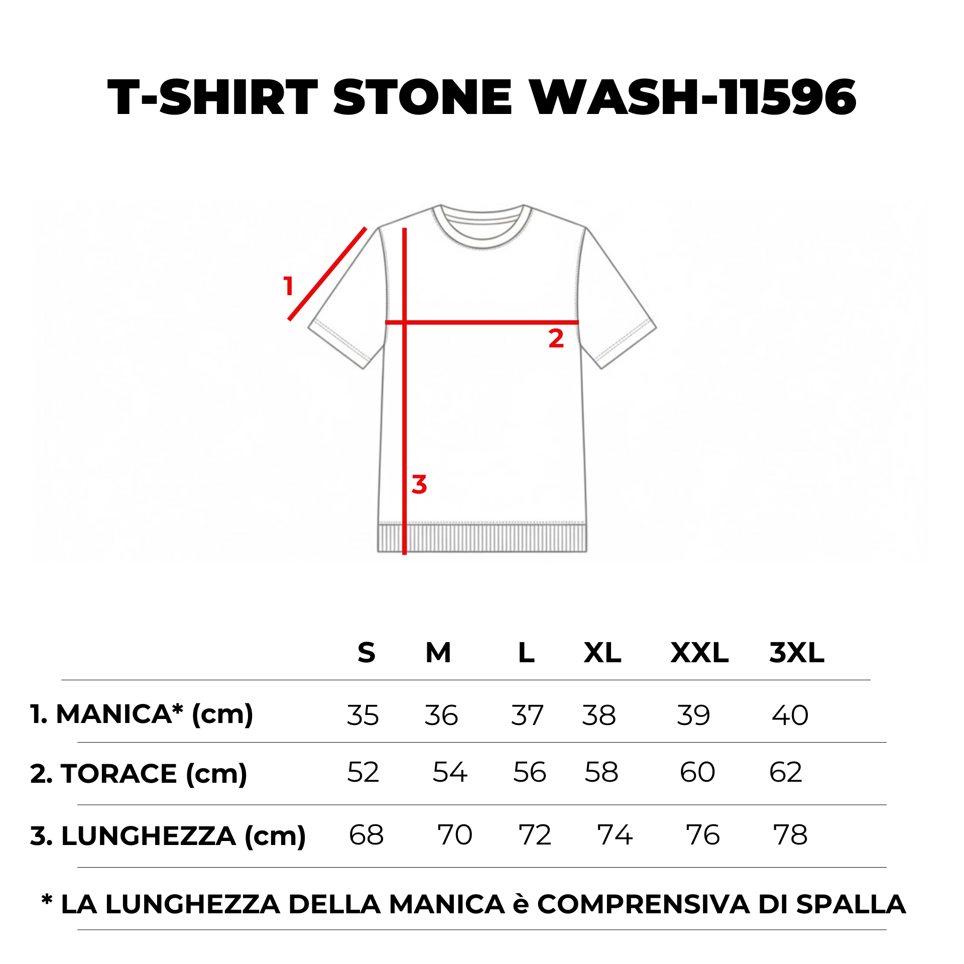 T-SHIRT KENNEDY STONE WASH-11596|Colore:Grigio