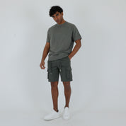T-SHIRT KENNEDY STONE WASH-11596|Colore:Verde