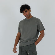 T-SHIRT KENNEDY STONE WASH-11596|Colore:Verde