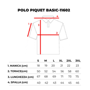 POLO BASICA  PIQUET - 11602|Colore:Rosa