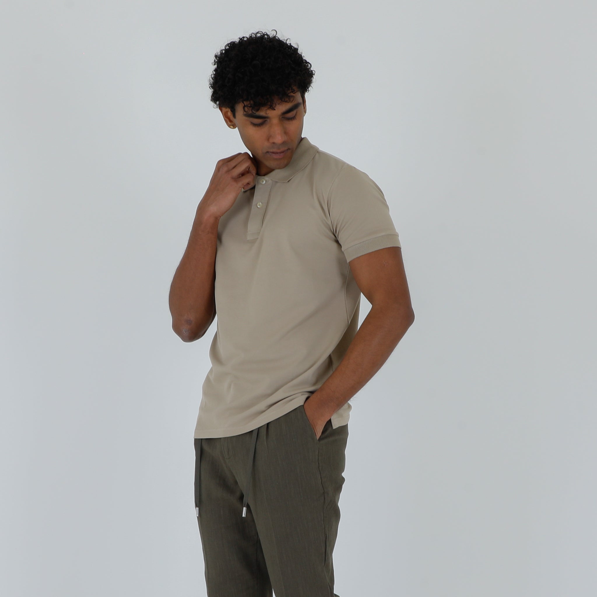 POLO BASICA  PIQUET - 11602|Colore:Beige