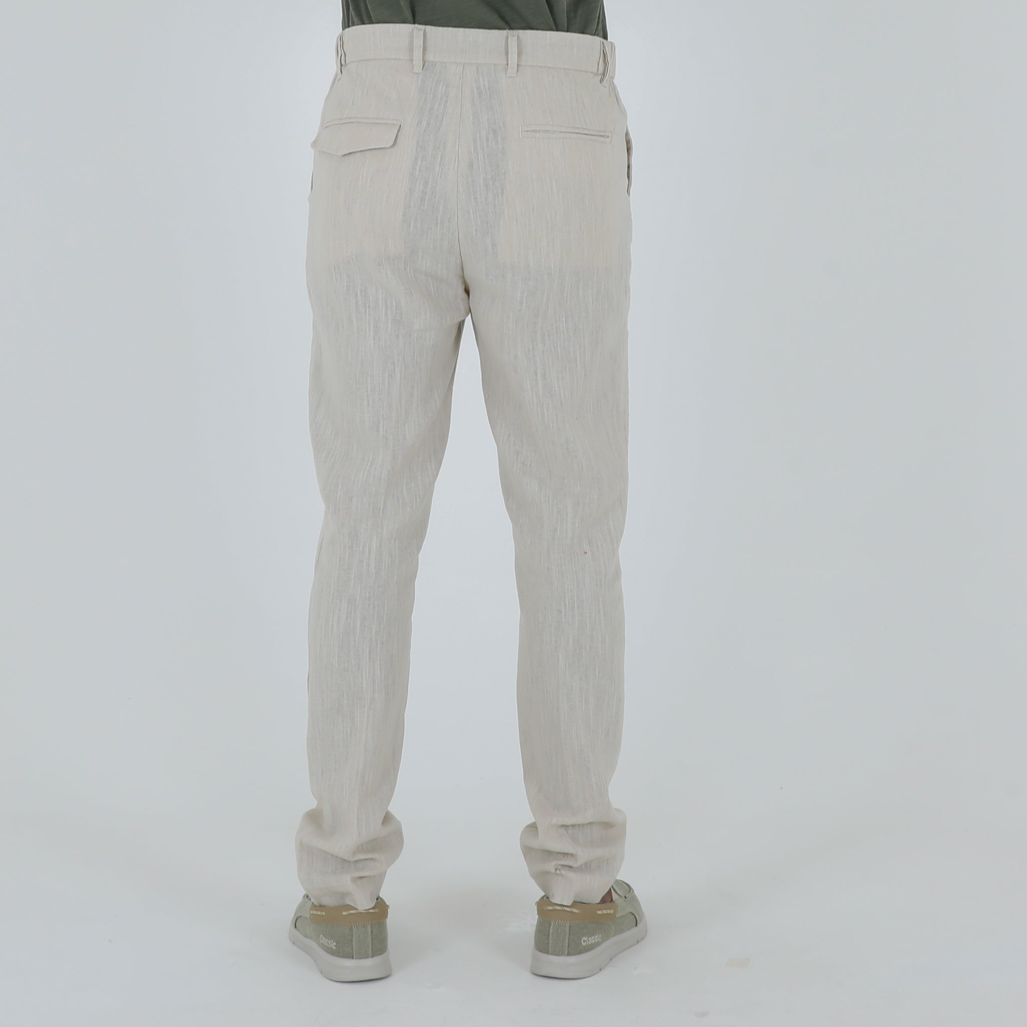 PANTALONE LINO-11511|Colore:Beige