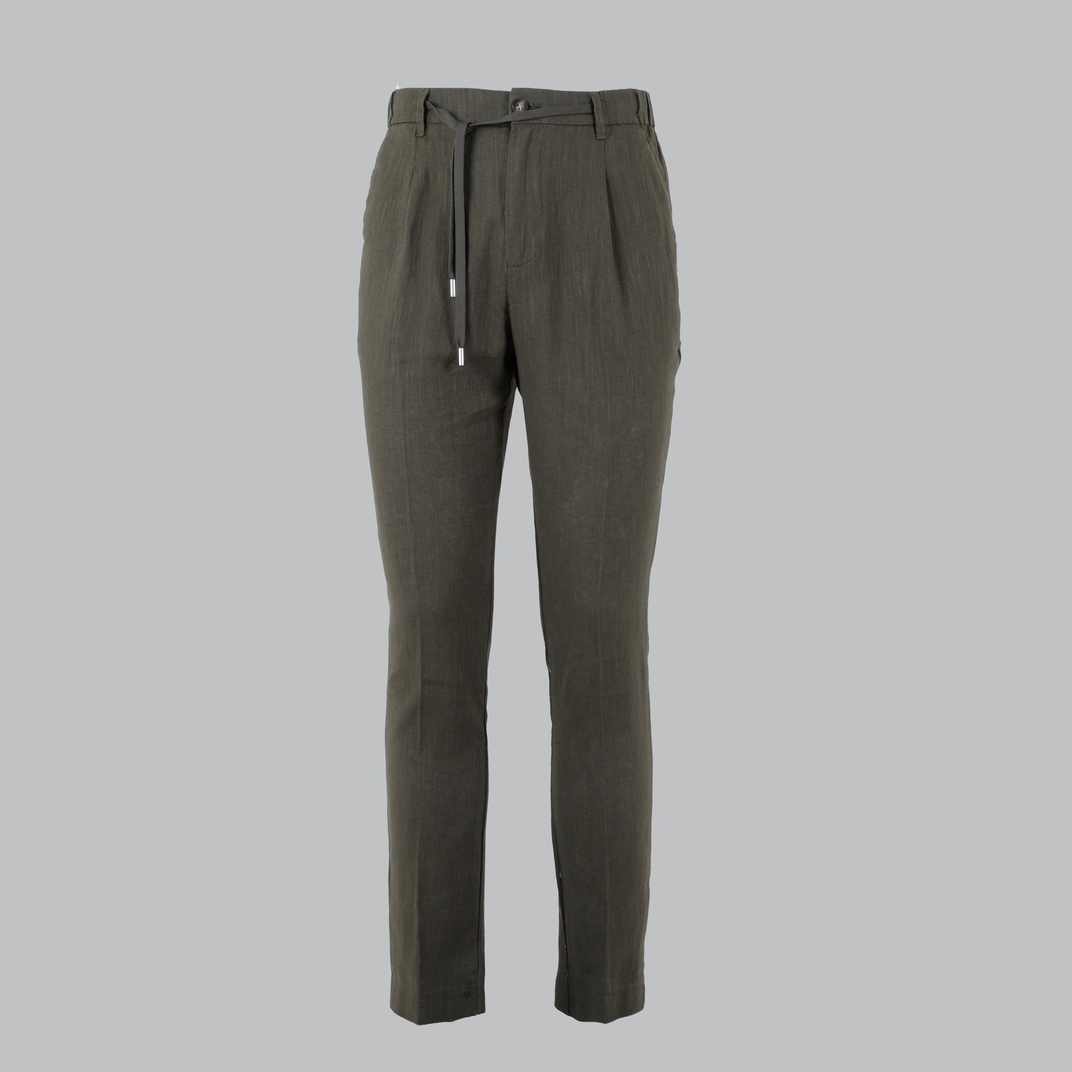 PANTALONE LINO-11511|Colore:Verde