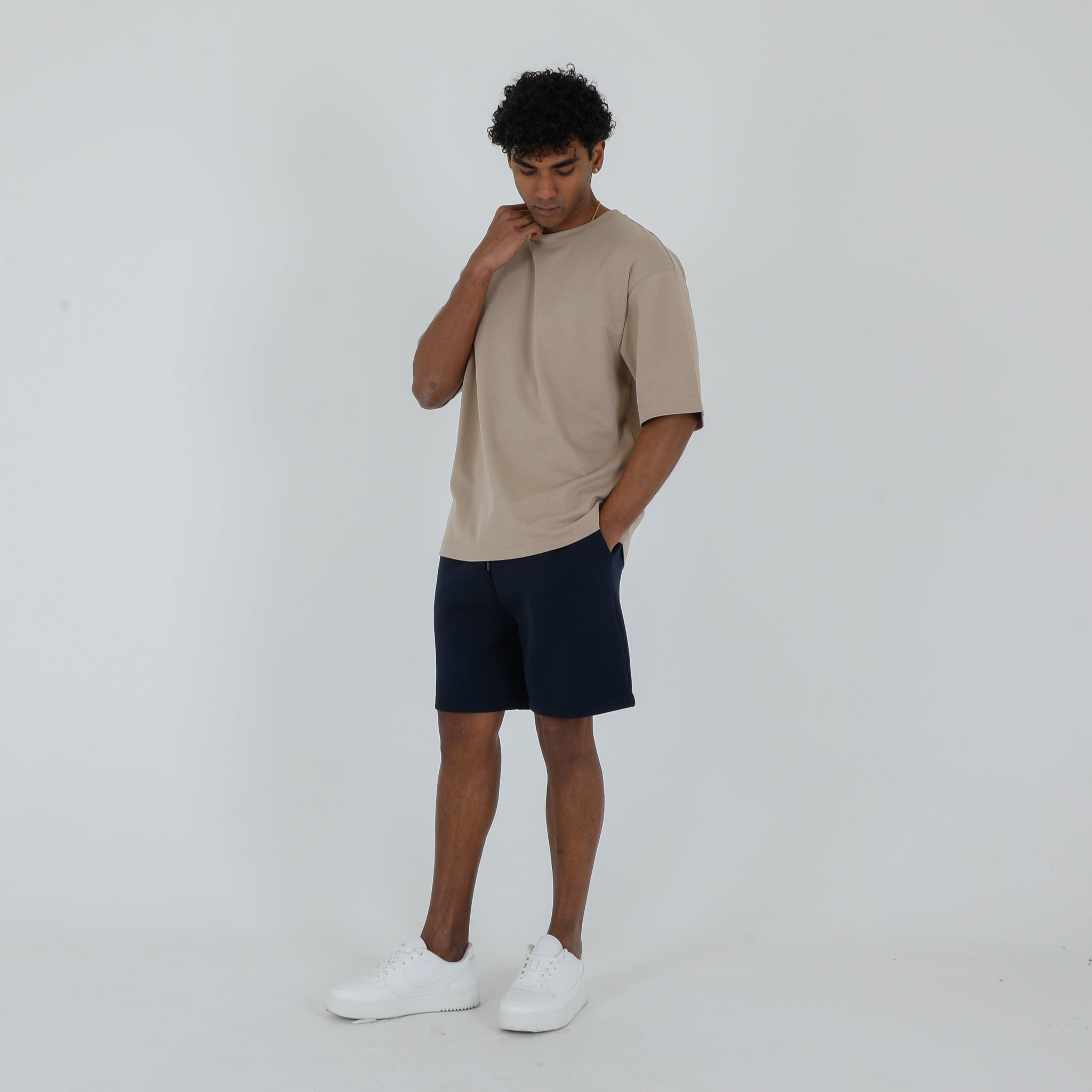 BERMUDA JOGGER BASIC-11540|Colore:Blu
