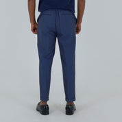 PANTALONI MEZZO ELASTICO-11507|Colore:Blu
