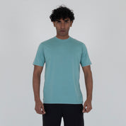 T-SHIRT BASIC 100% COTONE PREMIUM- 11361|Colore:Tiffany