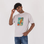 T-SHIRT VINTAGE 70-11388|Colore:Beige