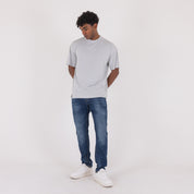 T-SHIRT JIM RICAMO-11392|Colore:Grigio