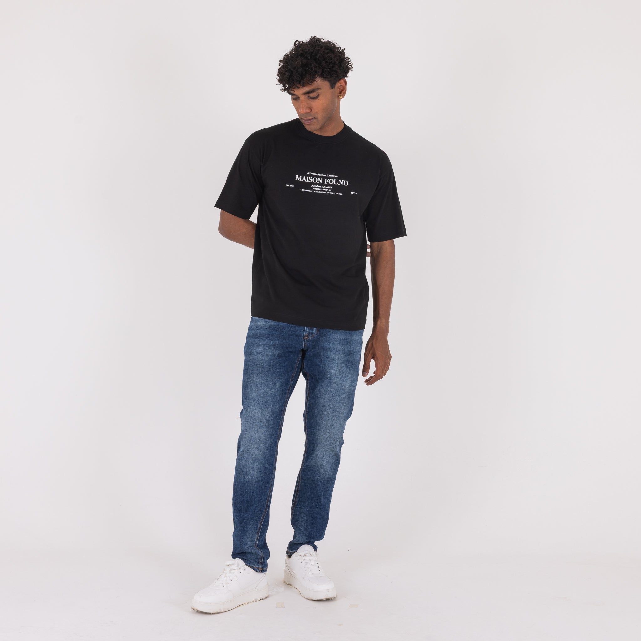 T/SHIRT MASON FOUND-11394|Colore:Nero