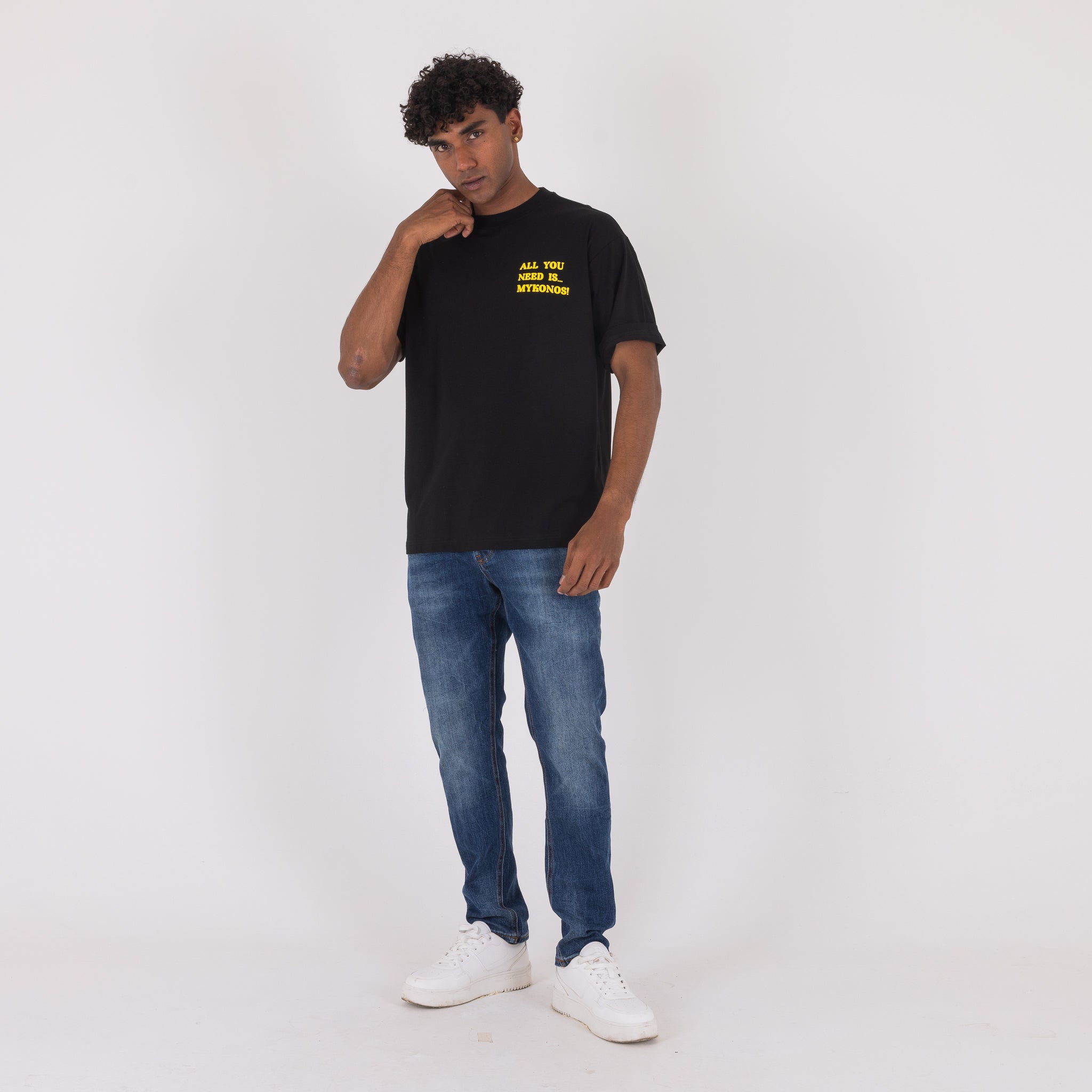T-SHIRT NEED MIKONOS-11395|Colore:Nero