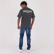 T-SHIRT WORK VINTAGE-11397|Colore:Grigio