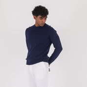 MAGLIA CONTONE M/LUNGA-11523|Colore:Blu