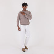 MAGLIA NIDO D'APE COTONE-11524|Colore:Beige