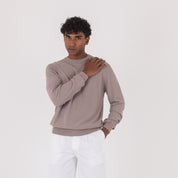 MAGLIA NIDO D'APE COTONE-11524|Colore:Beige