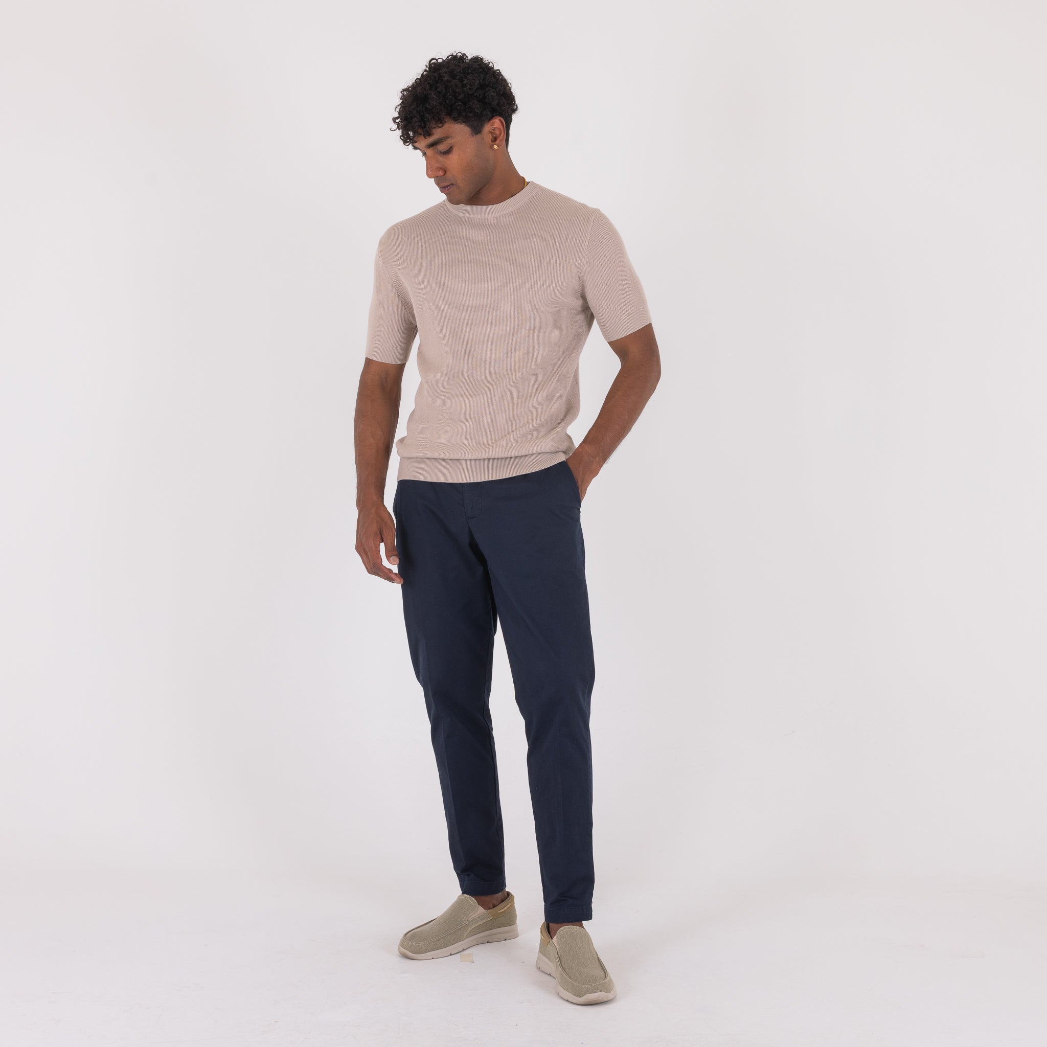 MAGLIA PIQUET MEZZA MANICA-11527|Colore:Sabbia