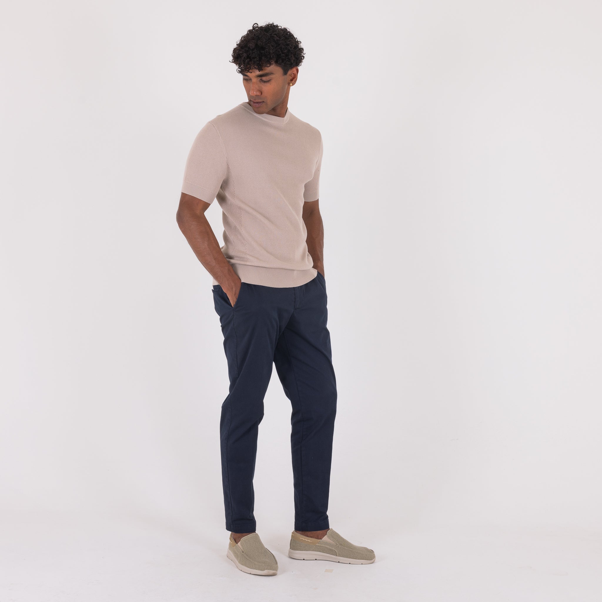 MAGLIA PIQUET MEZZA MANICA-11527|Colore:Sabbia