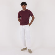G/COLLO CREPE CON BORDINO-11531|Colore:Bordeaux