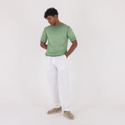 G/COLLO CREPE STONE WASH-11532|Colore:Verde