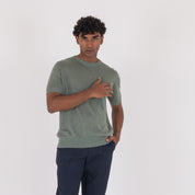 MAGLIA IN CANAPA-11538|Colore:Verde