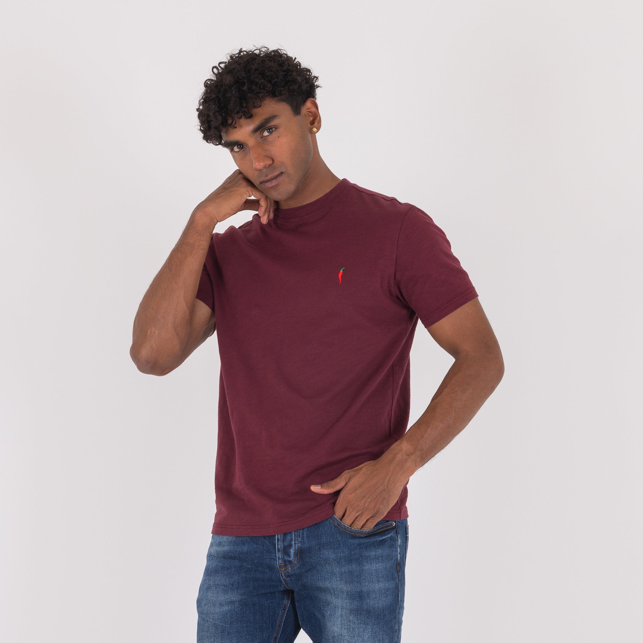 G/COLLO COTONE FIAMMATO-11542|Colore:Bordeaux