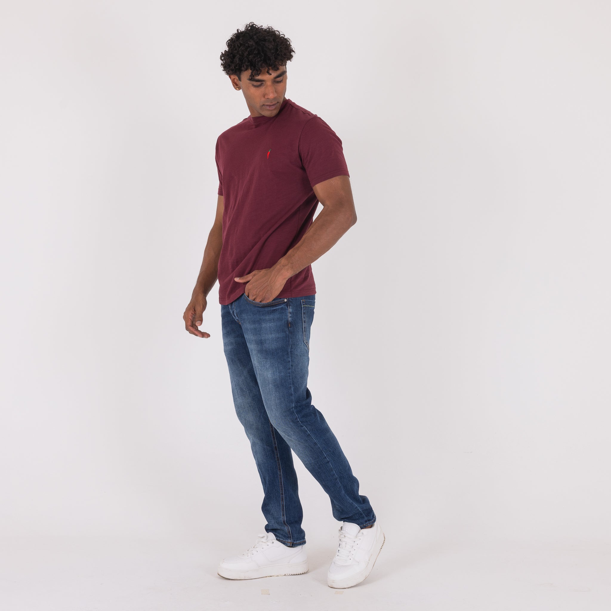 G/COLLO COTONE FIAMMATO-11542|Colore:Bordeaux