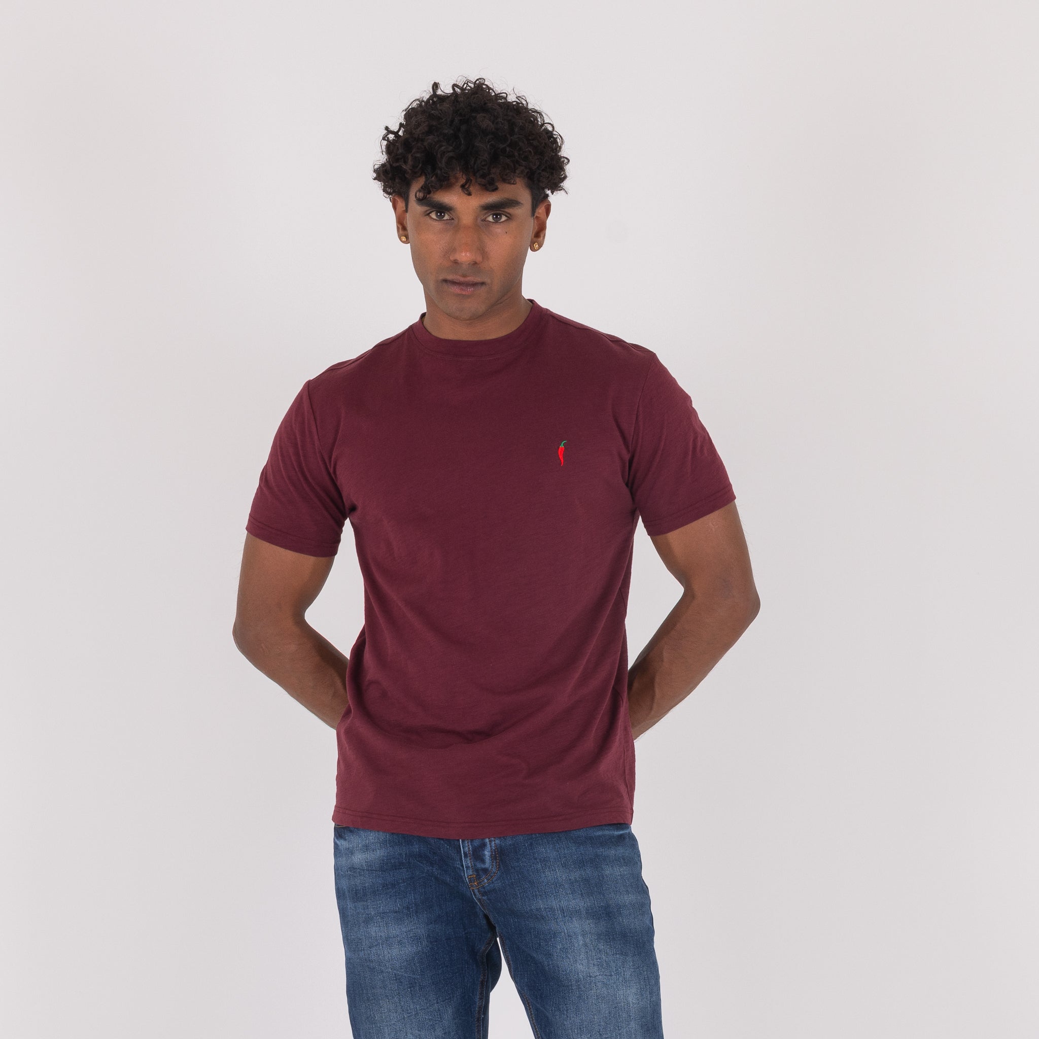 G/COLLO COTONE FIAMMATO-11542|Colore:Bordeaux