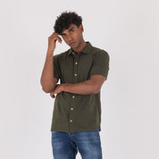 POLO CAMICIA FIAMMATA-11543|Colore:Militare