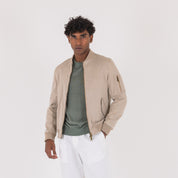 BOMBER COTONE ELICOPTER-11499|Colore:Beige