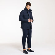 FIELD JACKET DOUBLE CON PIUMINO-11644|Colore:Blu