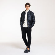 BOMBER ECOPELLE-11645|Colore:Nero