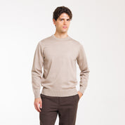 PULL. GIROCOLLO DOPPIO FILO-11618|Colore:Tortora