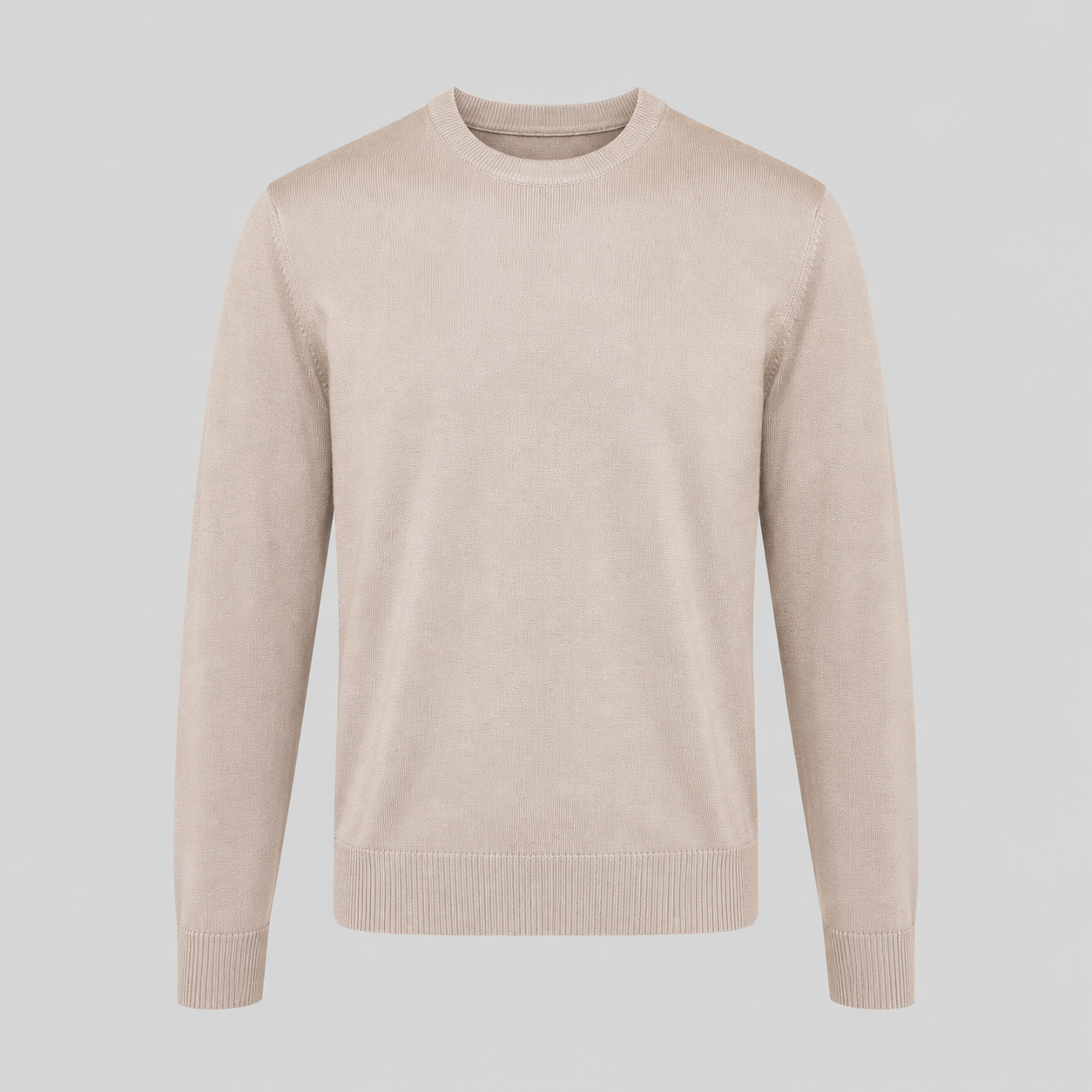 PULL. GIROCOLLO DOPPIO FILO-11618|Colore:Tortora