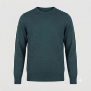 PULL. GIROCOLLO DOPPIO FILO-11618|Colore:Verde