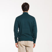 PULL. MEZZO COLLO DOPPIO FILO-11619|Colore:Verde